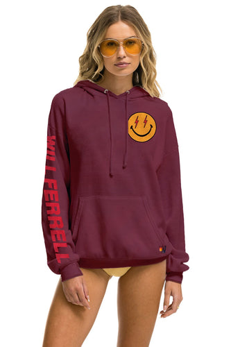 WILL FERRELL 2023 RELAXED PULLOVER HOODIE - PLUM Hoodie Aviator Nation