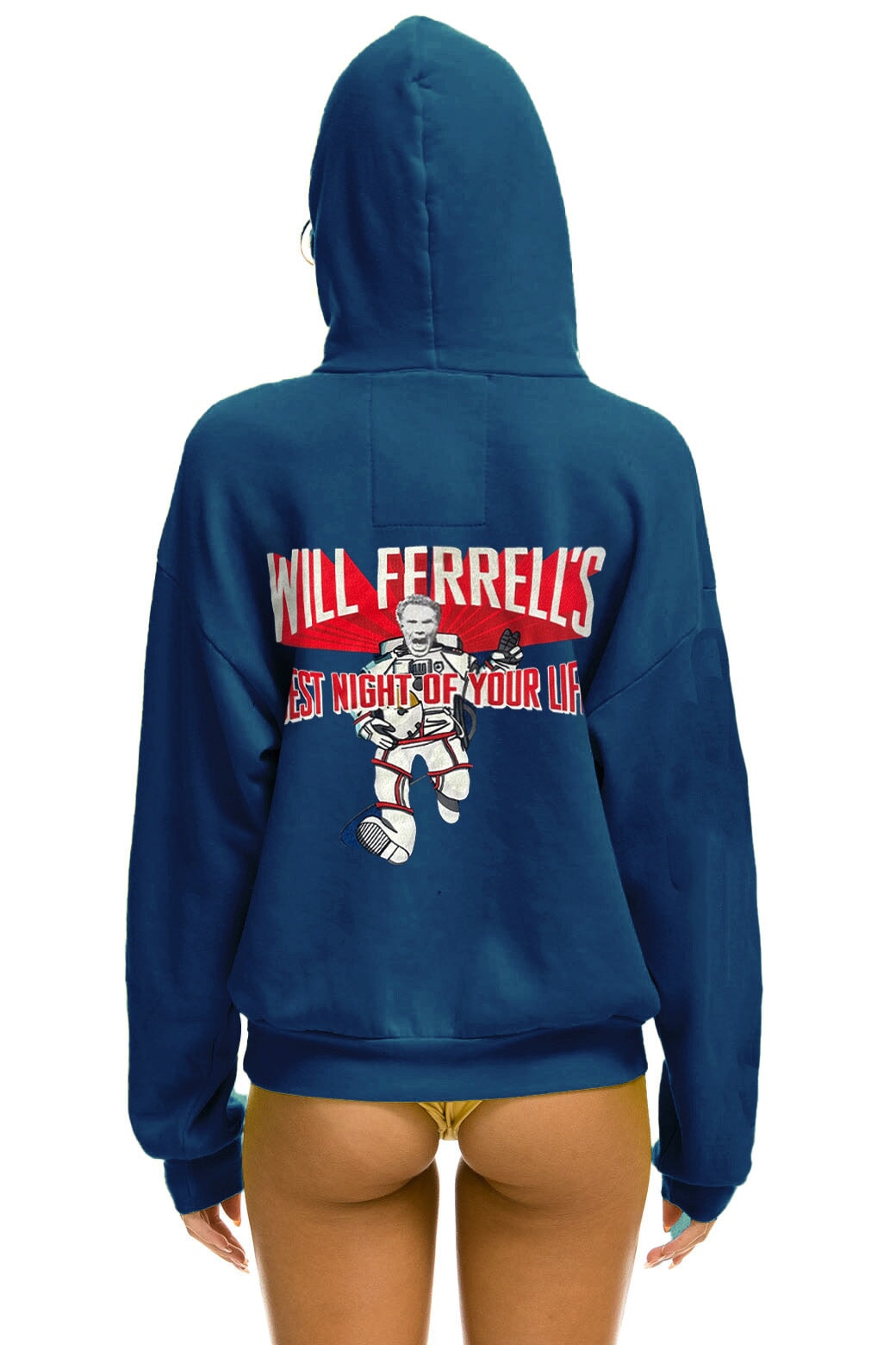 WILL FERRELL 2023 RELAXED PULLOVER HOODIE - ROYAL Hoodie Aviator Nation