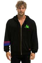 Load image into Gallery viewer, WILL FERRELL 2023 RELAXED ZIP HOODIE - BLACK Hoodie Aviator Nation