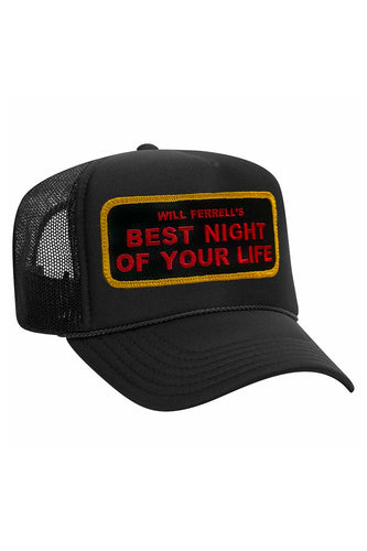WILL FERRELL 2023 VINTAGE LOW RISE TRUCKER HAT Hats Aviator Nation OS BLACK