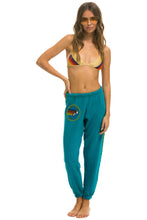 Last inn bildet i Galleri-visningsprogrammet, WOMEN&#39;S AVIATOR NATION SWEATPANTS - TEAL Womens Sweatpants Aviator Nation