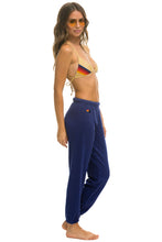 Carregar imagem no visualizador da galeria, WOMEN&#39;S BOLT SWEATPANTS - PURPLE // WHITE SALE Aviator Nation