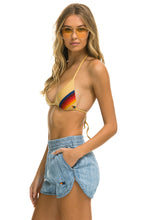 Laden Sie das Bild in den Galerie-Viewer, WOMEN&#39;S HI RISE DENIM JOGGER JEAN SHORT - SUPER LIGHT Women&#39;s Jeans Aviator Nation