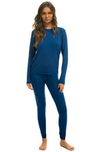 Cargar imagen en el visor de la galería, WOMEN&#39;S MICRO MODAL BASE LAYER SET - ROYAL Women&#39;s Outerwear Aviator Nation